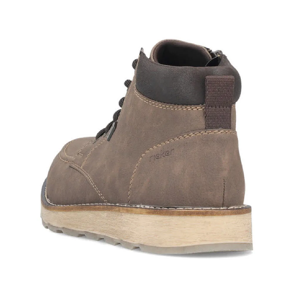 Rieker Schnürstiefel braun Herren