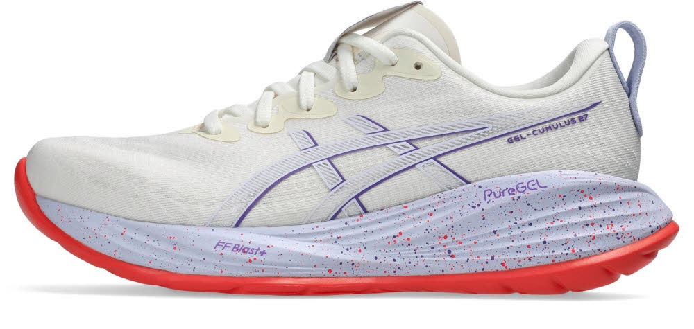 Asics GEL-CUMULUS 27 TOKYO Damen Joggingschuhe Laufschuhe cream/edo purple