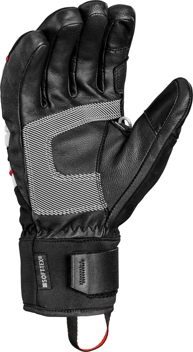 Leki HS Epicon TR Unisex Skihandschuhe Fingerlinge weiß/schwarz