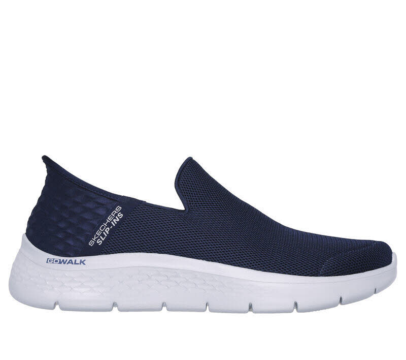 Skechers Go Walk Flex Herren Slip-ins Slipper blau