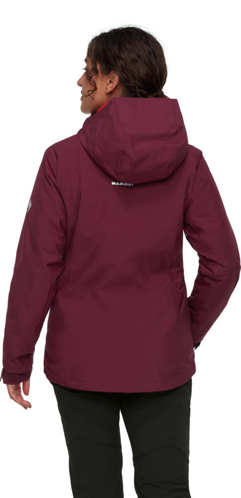 Mammut Alto Light 3 in 1 HS Hooded Jacket Damen Freizeitjacke Kombijacke rot