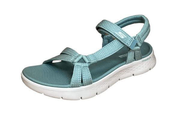Skechers GO WALK Flex Sandal - Subline Damen Sandalette grün
