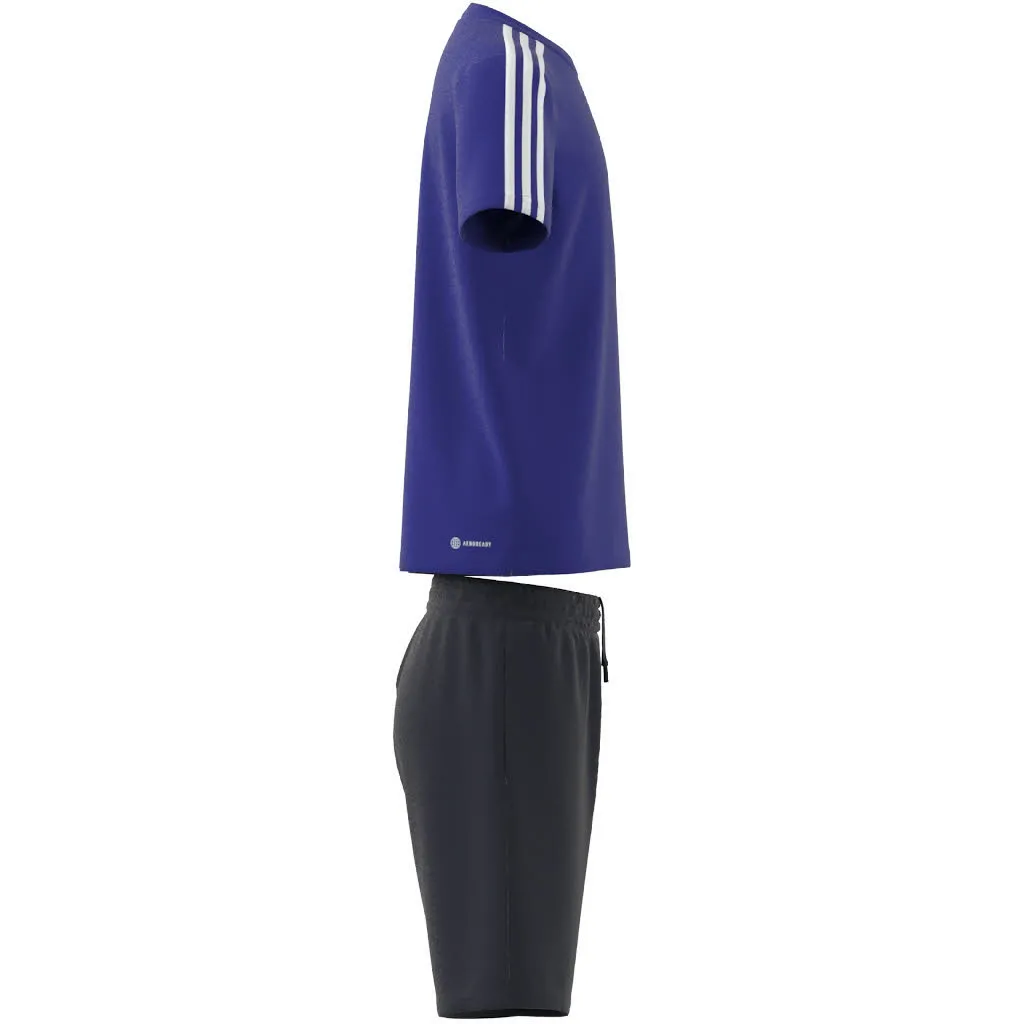 adidas Train Essentials AEROREADY 3-Streifen Regular-Fit Training Set Kinder blau