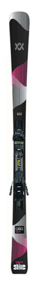 Völkl SHINE 7.2 BLACK/PINK + vMotion 10 Damen Ski Fortgeschrittene 25/26 schwarz/pink