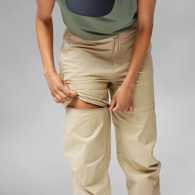 Fjällräven Abisko Hike Damen Zip-off-Hose Wanderhose beige