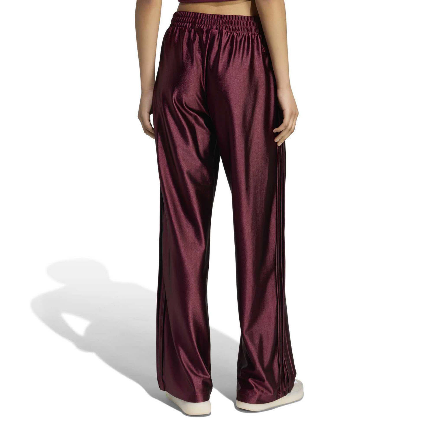 adidas Seasonal Essentials Satin Damen Jogginghose Freizeithose rot