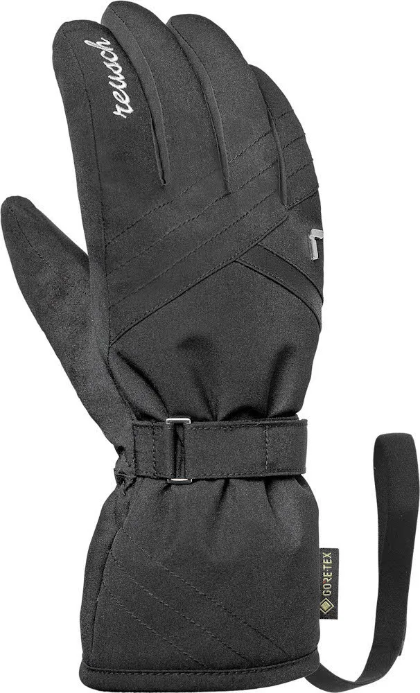 Reusch Alba GORE-TEX Damen Skihandschuhe Snowboardhandschuhe schwarz/silber