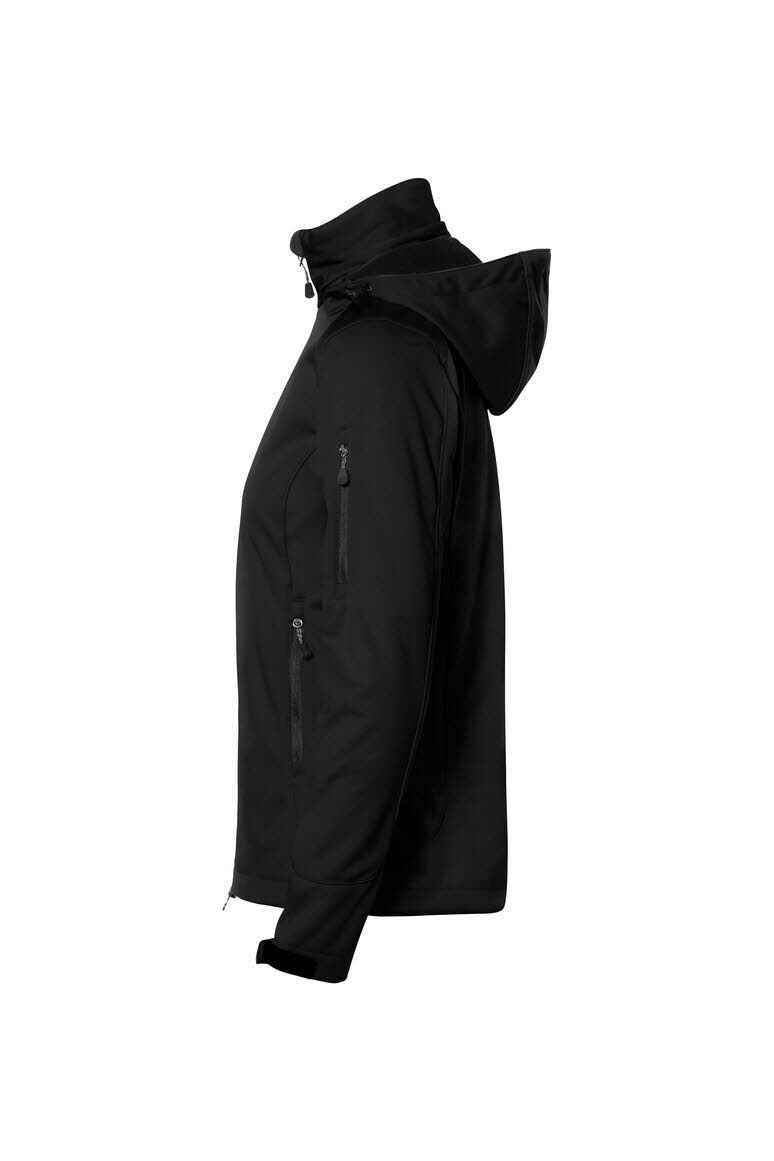 Hakro Alberta Damen Softshelljacke atmungsaktiv schwarz