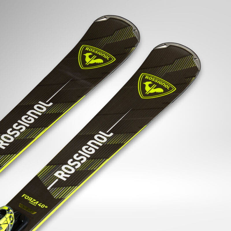 Rossignol FORZA 40" CA + XP11 GW Sportcarver Ski Fortgeschrittene 26/27 schwarz/gelb