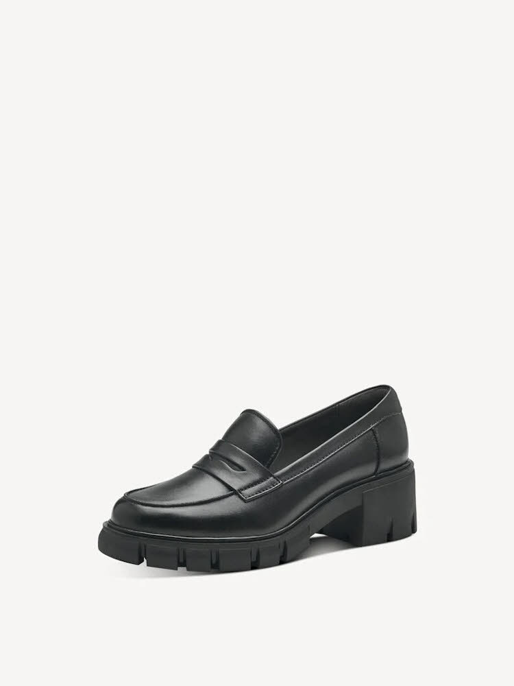 Tamaris Women Slip-on Damen Slipper Modeschuhe schwarz