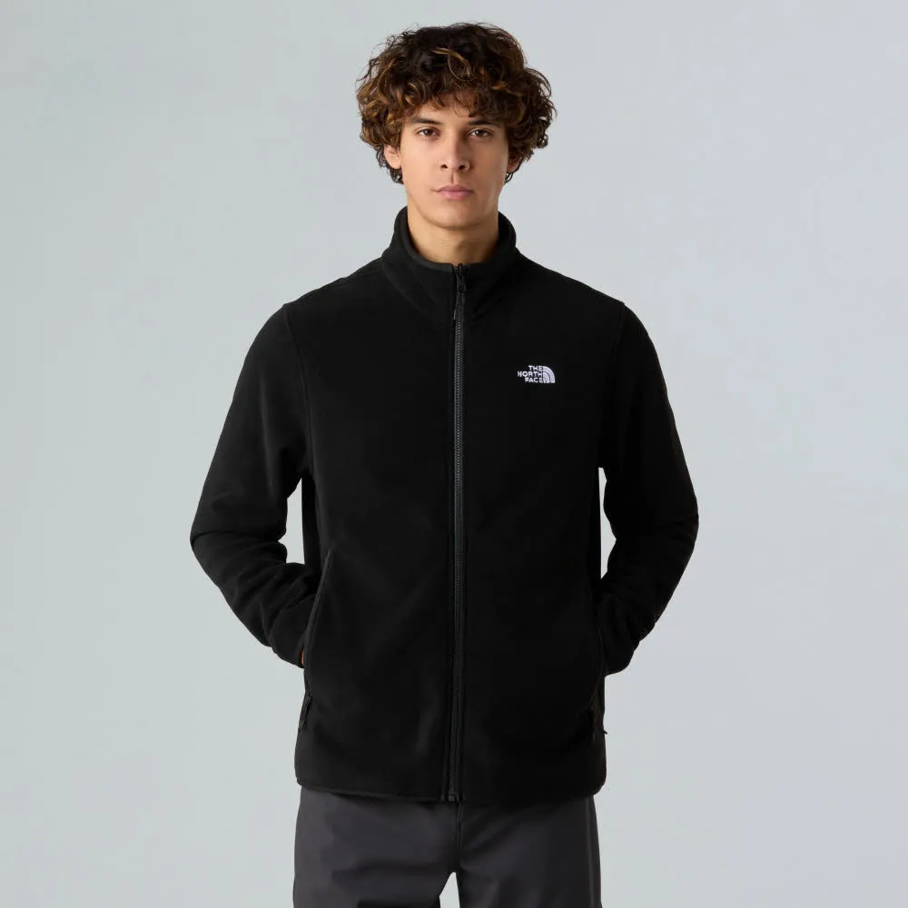 The North Face GLACIER FLEECE JACKET Herren Fleecejacke Longsleeve schwarz