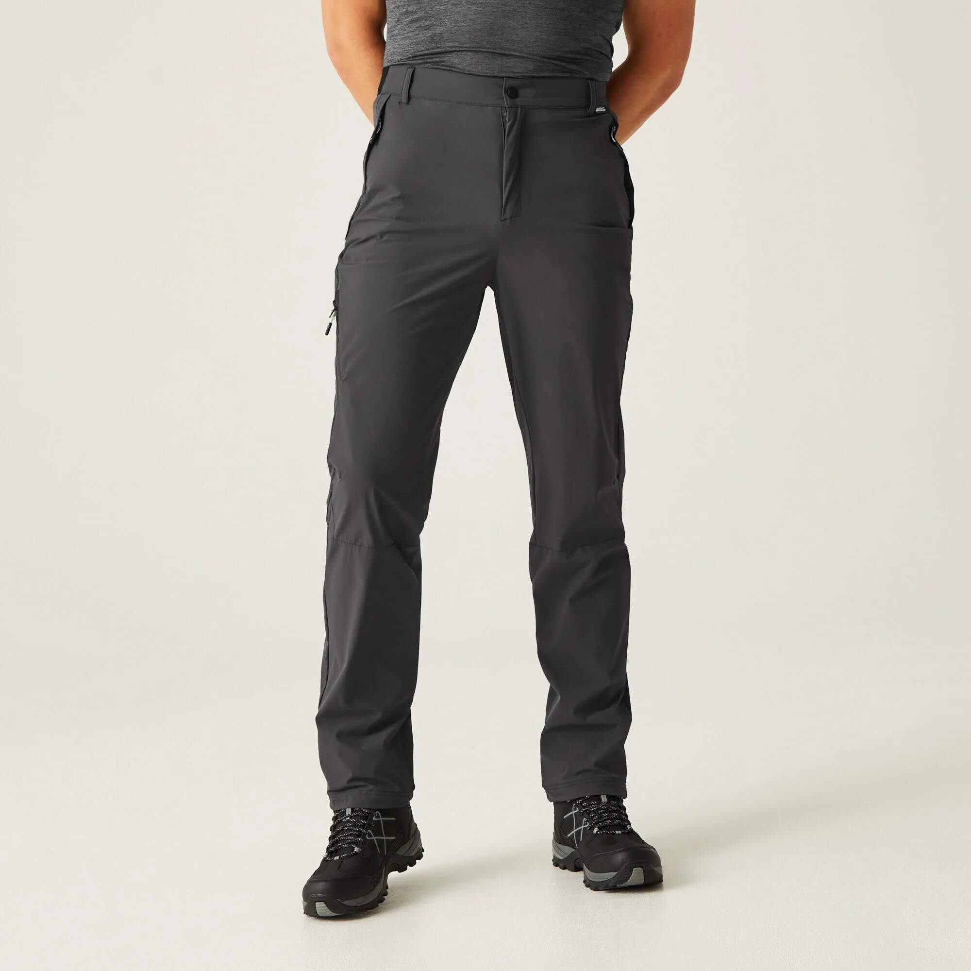 REGATTA Travel Light Wanderhose Herren grau