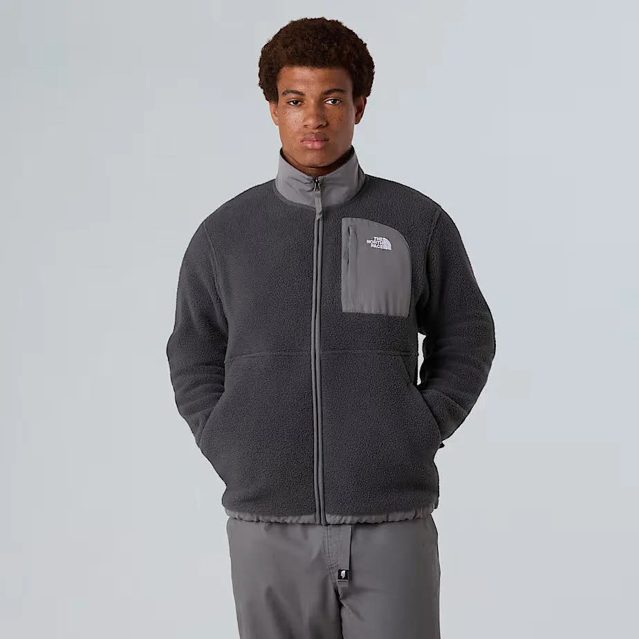 The North Face Yumiori Off-Peak Herren Fleecejacke Freizeitjacke grau