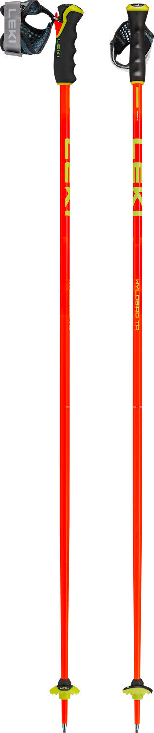 Leki Wyldbird TR Unisex Skistöcke Ski Poles orange/gelb