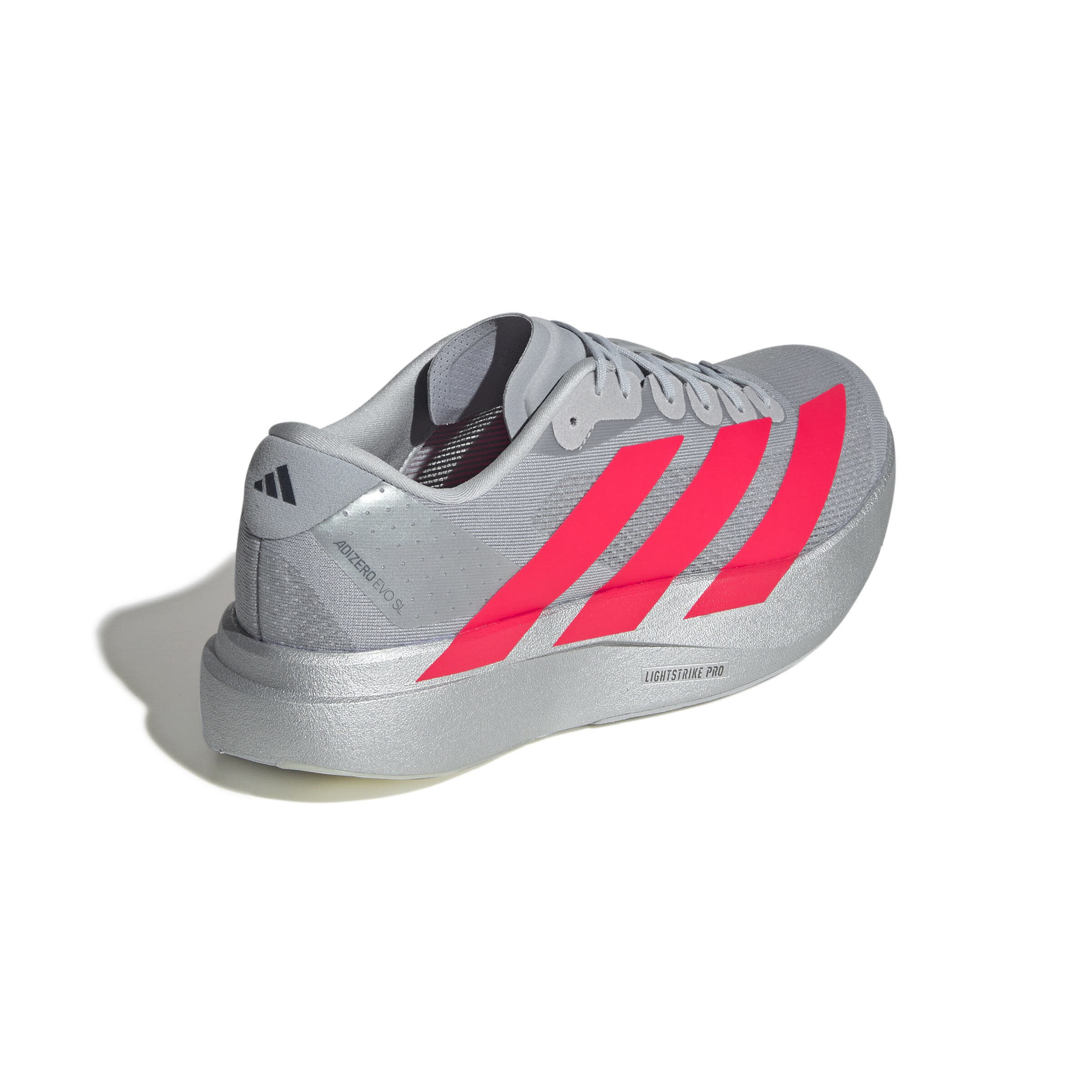 adidas ADIZERO EVO SL Herren Laufschuhe Joggingschuhe silber/rot