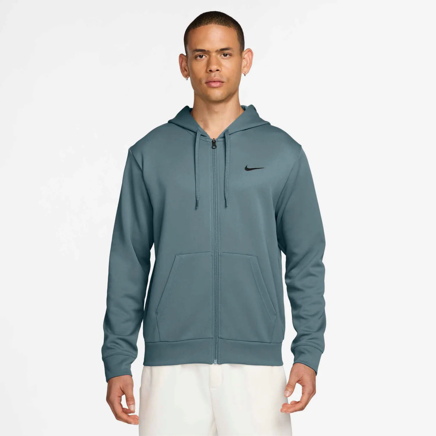 Nike NK DF UV FLEX FLC FZ HD Herren Kapuzenjacke Weste blau