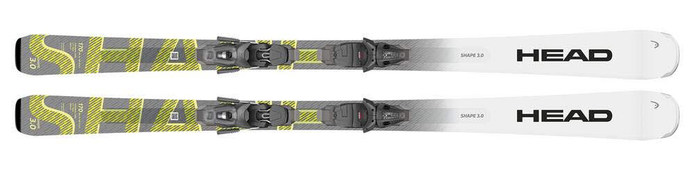 Head Shape 3.0 + PR 10 GW Allround Ski Einsteiger 25/26 grau/weiß