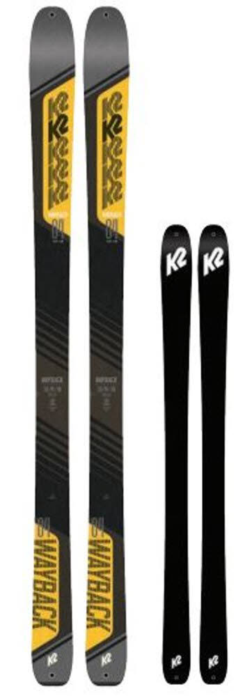 K2 Wayback 84 Tourenski ohne Bindung u. Fell Einsteiger bis Fortgeschrittene NEU