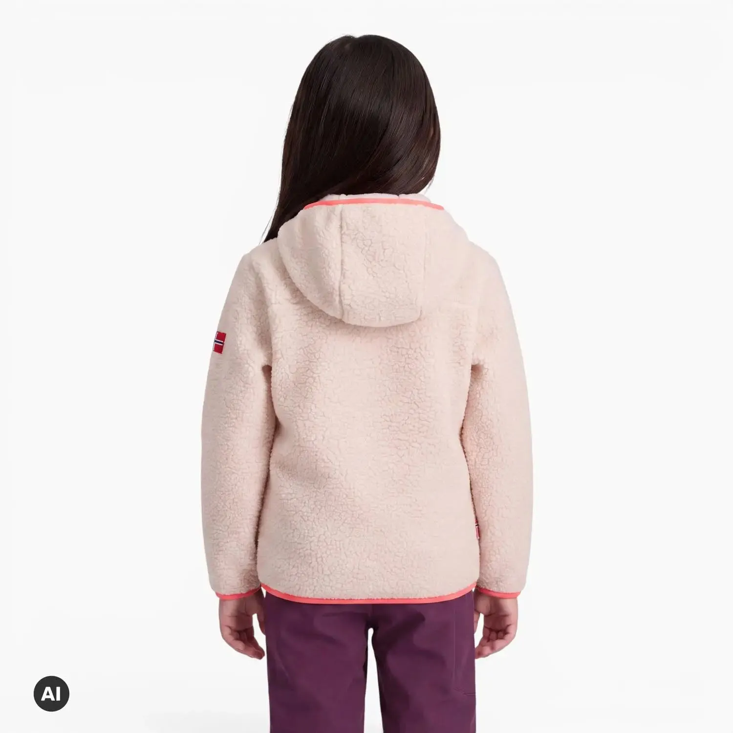 TROLLKIDS Kids Aurlandsfjord Jacket Mädchen Fleecejacke rosa