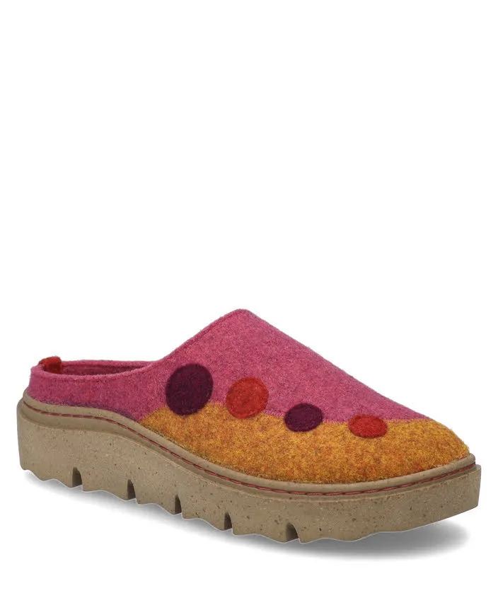 Josef Seibel Carmaux 04 Damen Hausschuhe Pantoffeln orange/multi