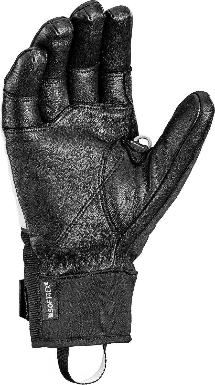 Leki HS Pegas Lite 3D Unisex Skihandschuhe Fingerlinge weiß/schwarz