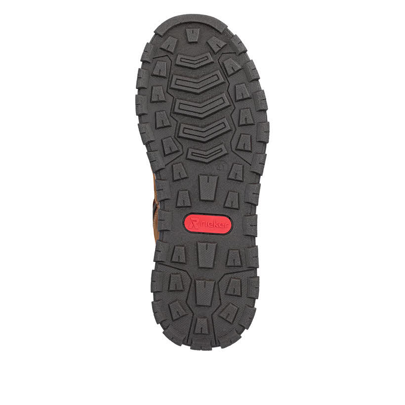 Rieker Herren Stiefelette Kurzstiefel Schnürstiefel moro/noce