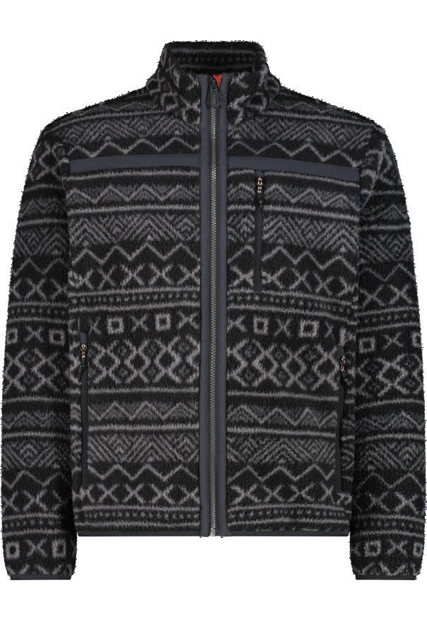 CAMPAGNOLO MAN JACKET Fleecejacke Herren grau/anthrazit