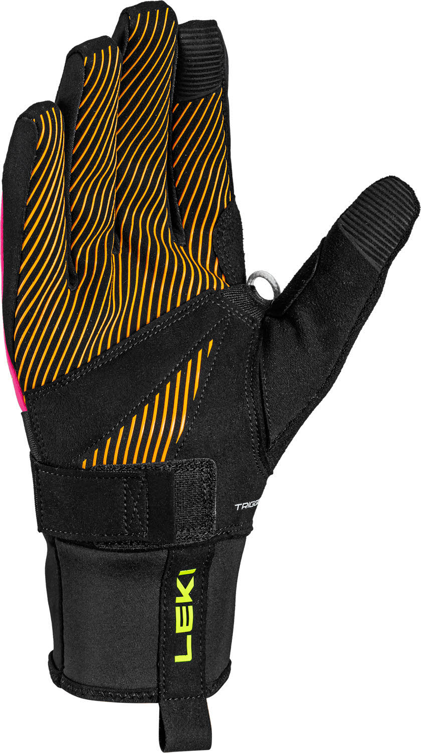 Leki HS HRC Race TR Unisex Langlaufhandschuhe pink/orange