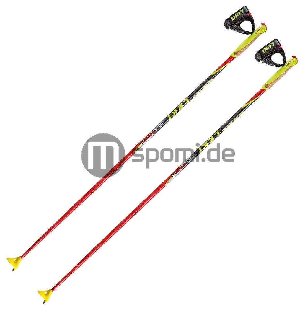 LEKI Race Shark Jr. Kinder Langlaufstöcke rot NEU