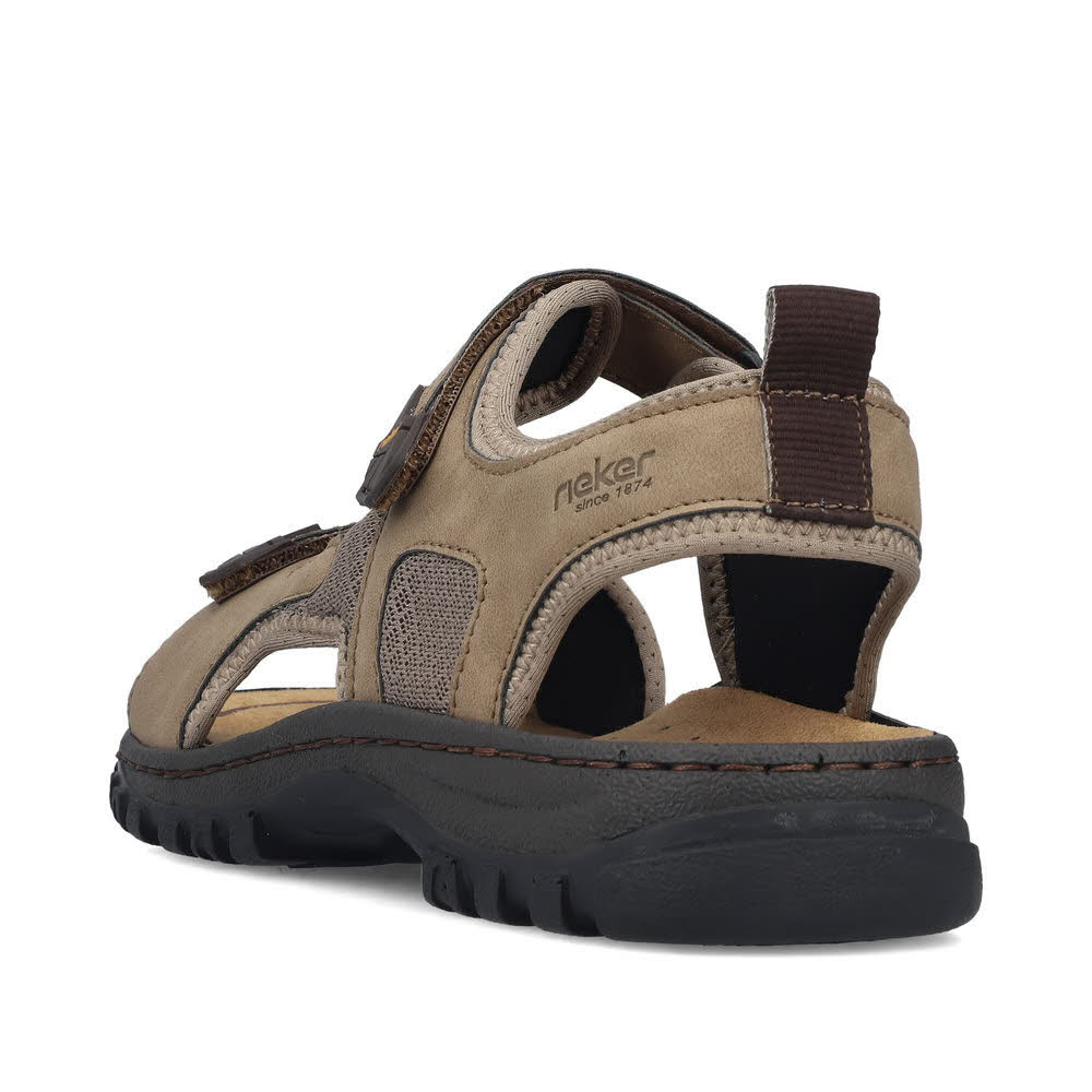 Rieker FSK Herren Sandalen Trekkingsandalen beige