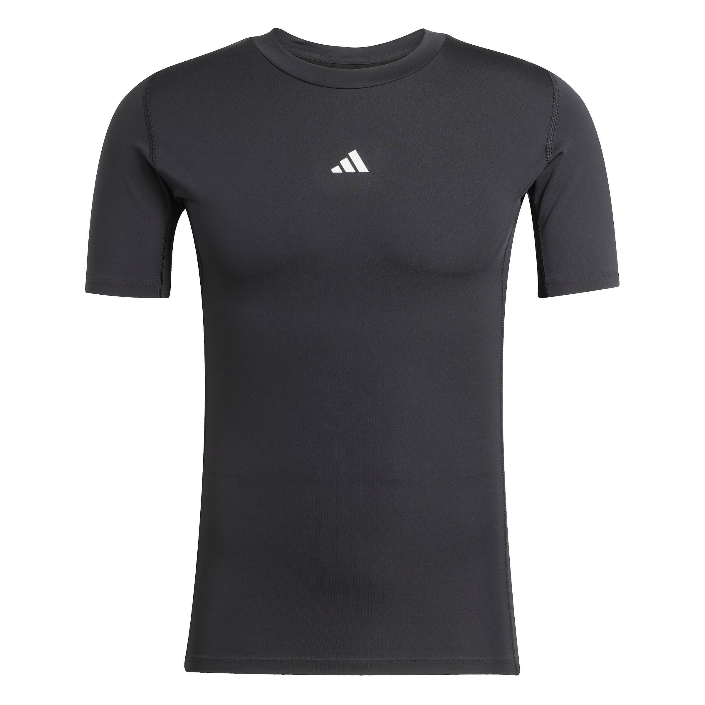 adidas TECHFIT Herren Fußballshirt schwarz