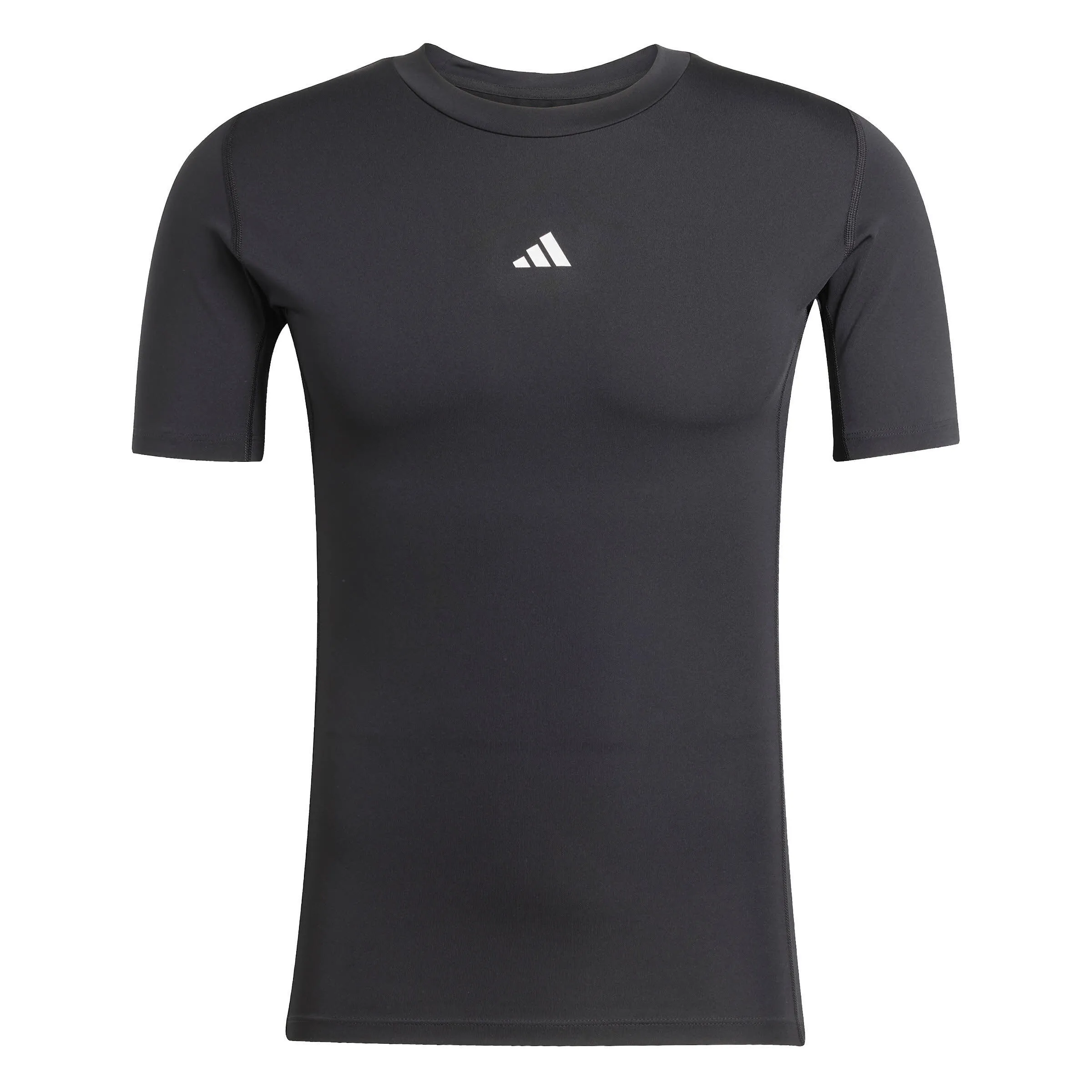 adidas TECHFIT Herren Fußballshirt schwarz