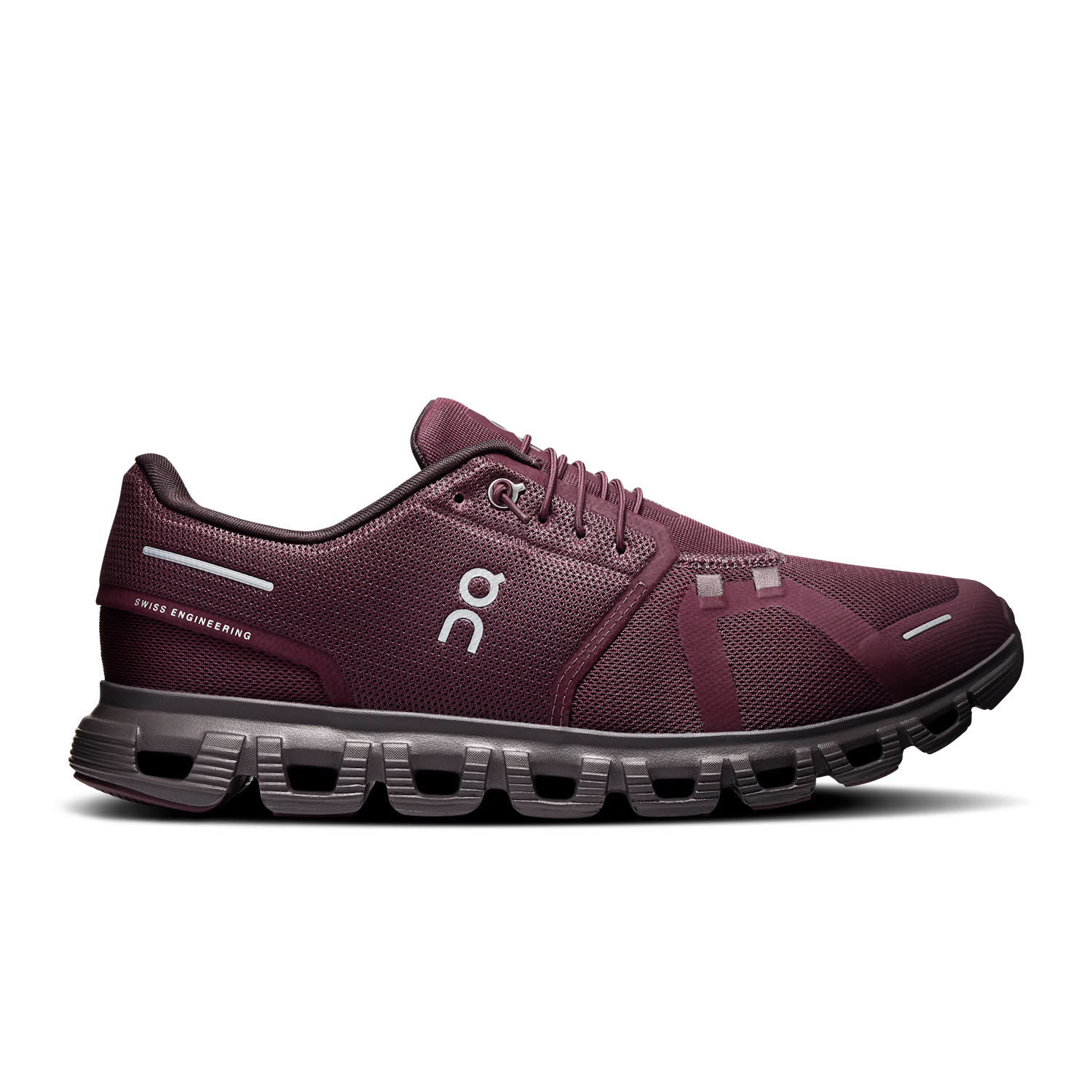 ON CLOUD 6 Herren Sneaker Freizeitschuhe mulberry/pebble