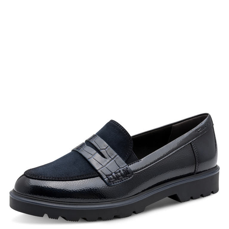 Tamaris Damen Slipper blau