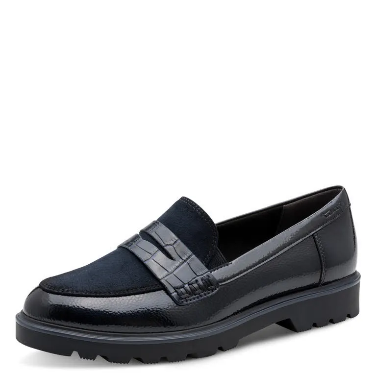 Tamaris Damen Slipper blau