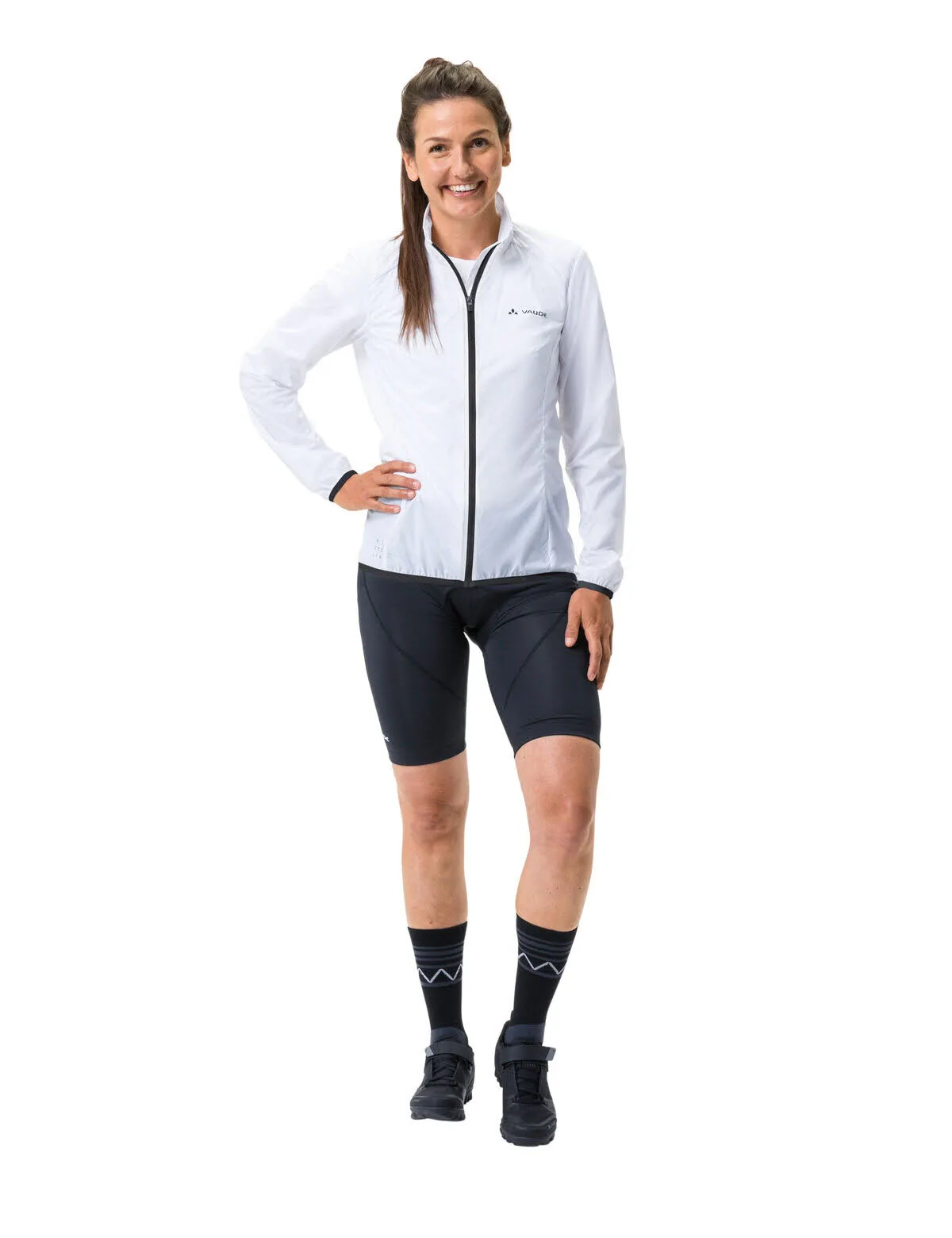 Vaude Women's Matera Air Jacket Windjacke Radjacke Damen weiß