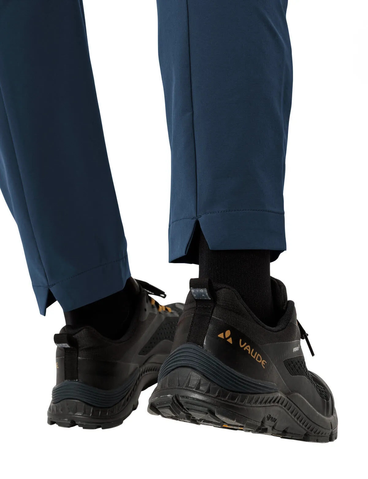 Vaude Skomer Pants III Damen 7/8 Wanderhose Trekkingshose ungefüttert blau