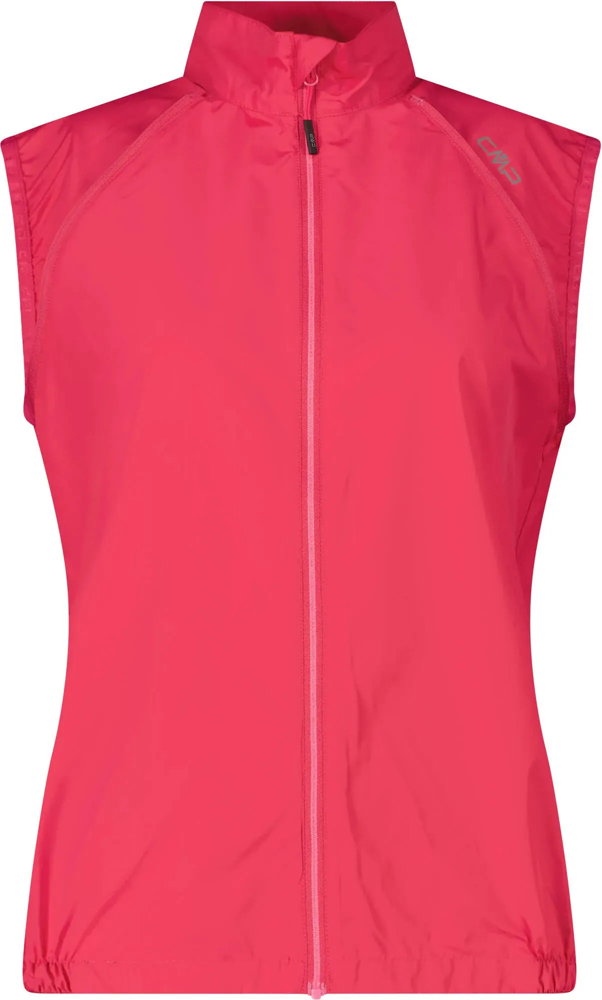 CMP Windschutzjacke Damen mit abnehmbaren Ärmeln magenta