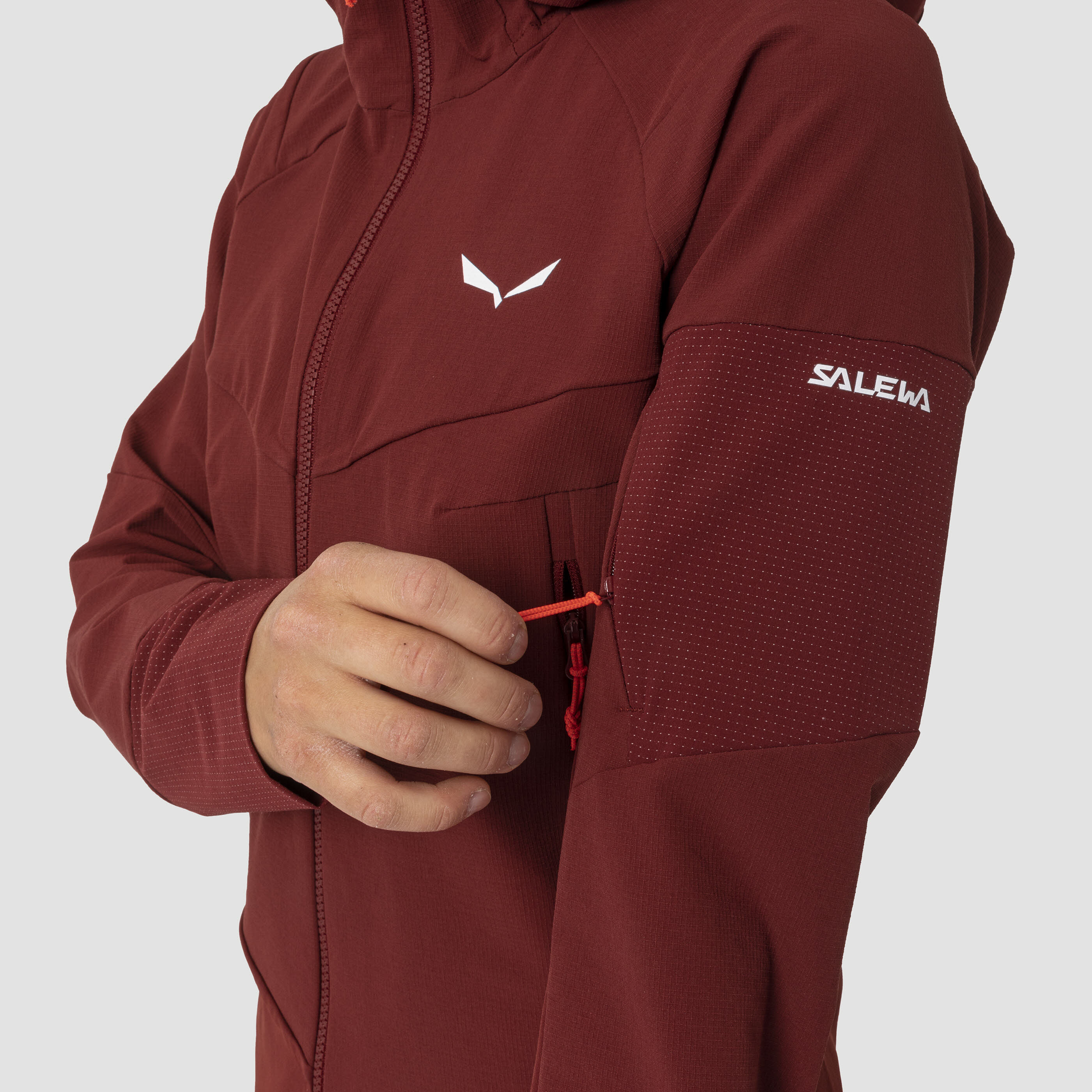 Salewa Agner Damen Softshelljacke Windstopper schwarz