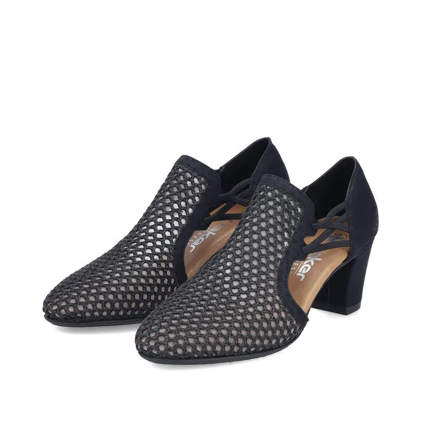 Rieker FSK Damen Pumps Slingpumps schwarz