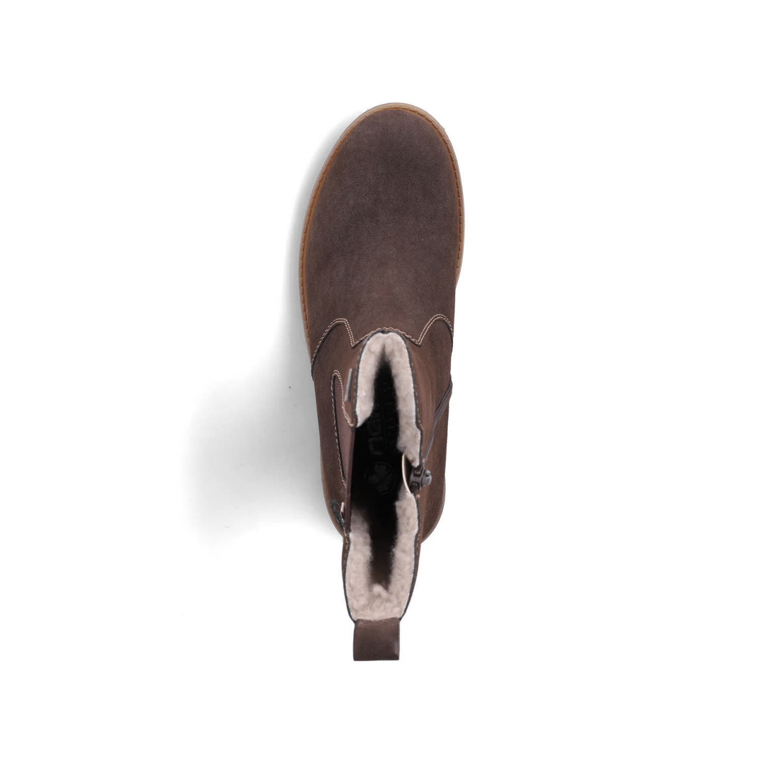 Rieker Chelsea Boots Damen Winterstiefel Modestiefel braun
