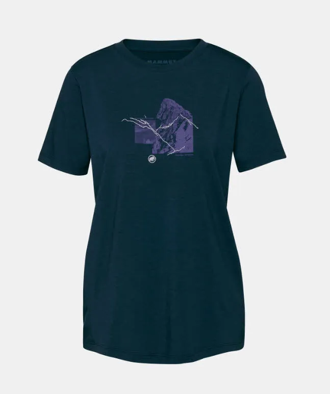 Mammut Mountain T-Shirt Women 4208m Multifunktions-T-Shirt Damen dunkelblau