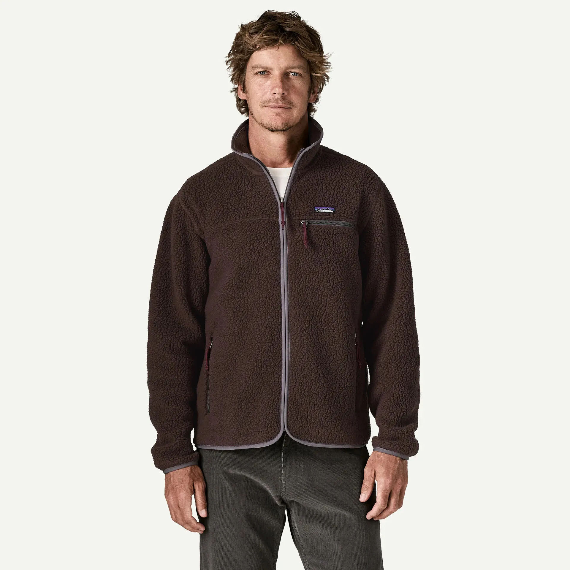 Patagonia Retro Pile Jacket Herren Fleecejacke den brown
