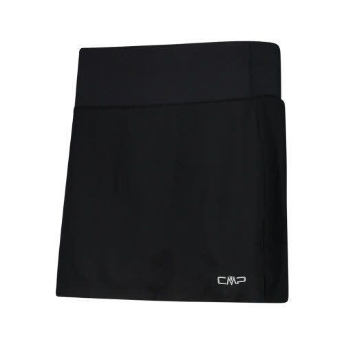 CMP Multifunktionsrock 2 in 1 Innenshorts Wanderrock Damen schwarz NEU