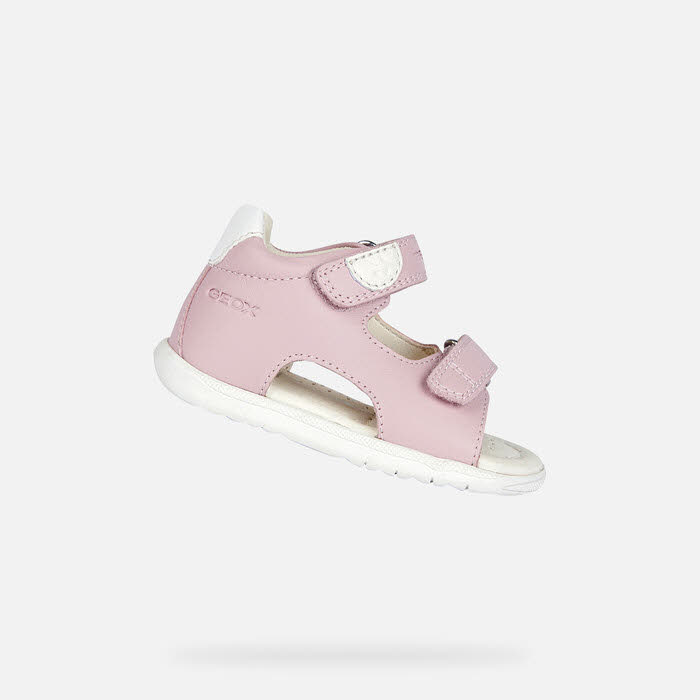 Geox Sandal Macchia Baby Lauflernsandalen rosa