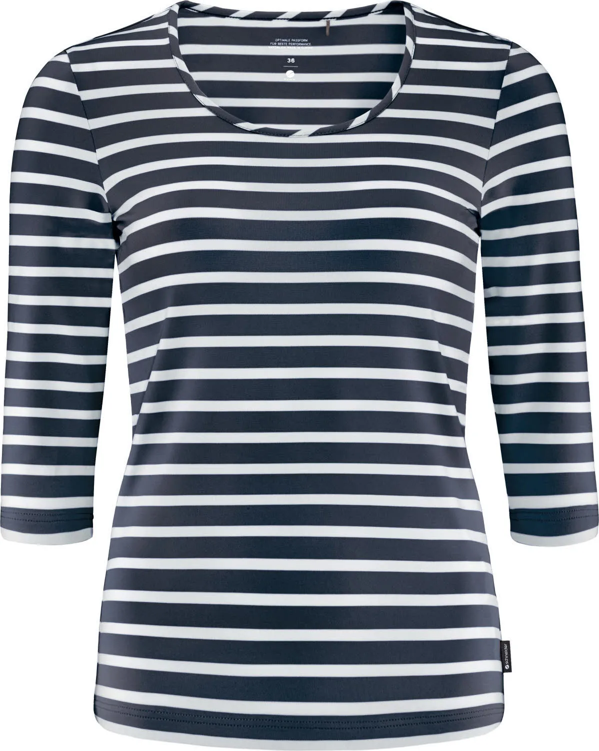 Schneider DIONNEW-3/4-SHIRT Funktionsshirt T-Shirt Damen weiß grau