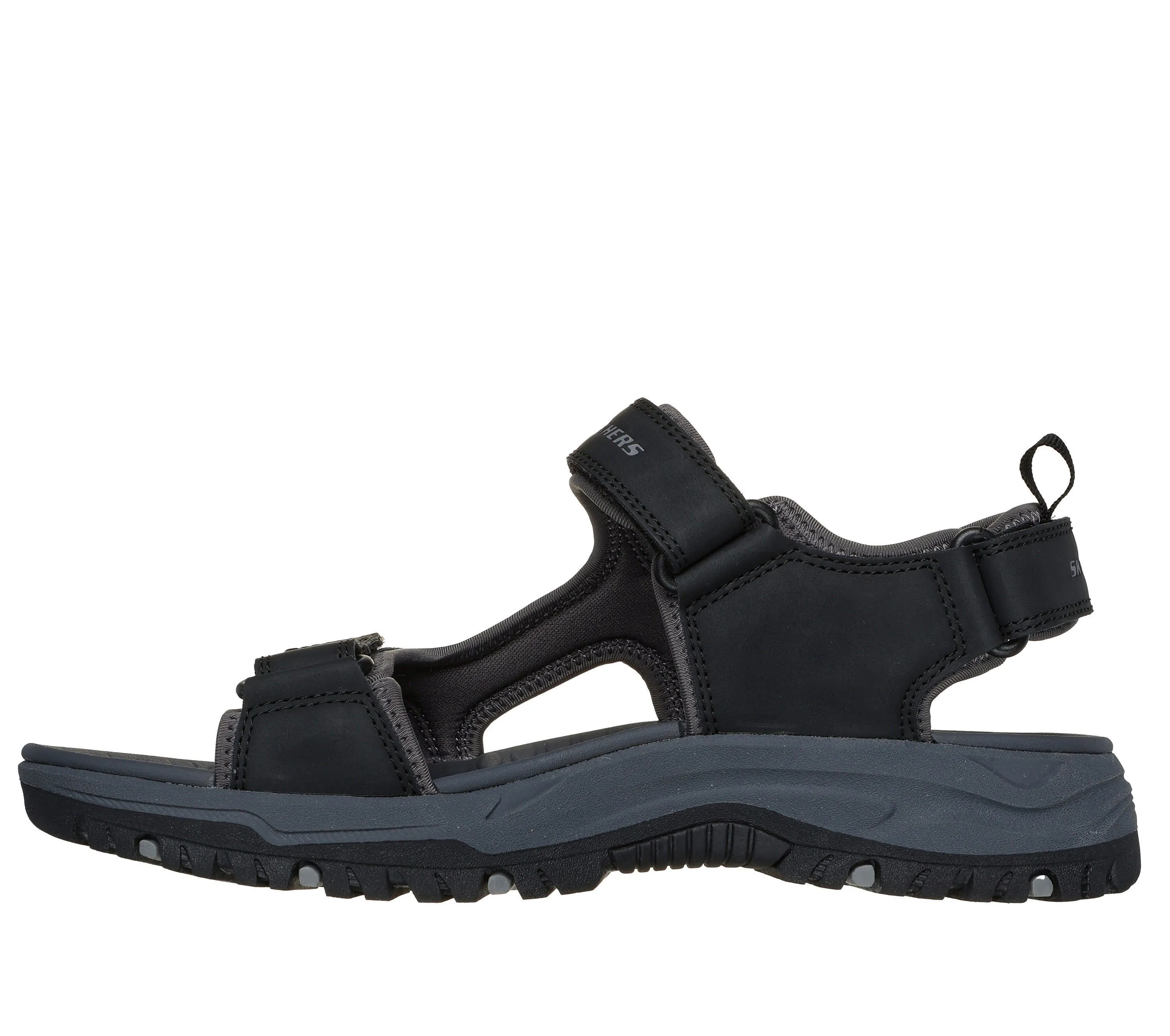 Skechers PREWITT -RIGDON Herren Sandalen Riemensandalen schwarz