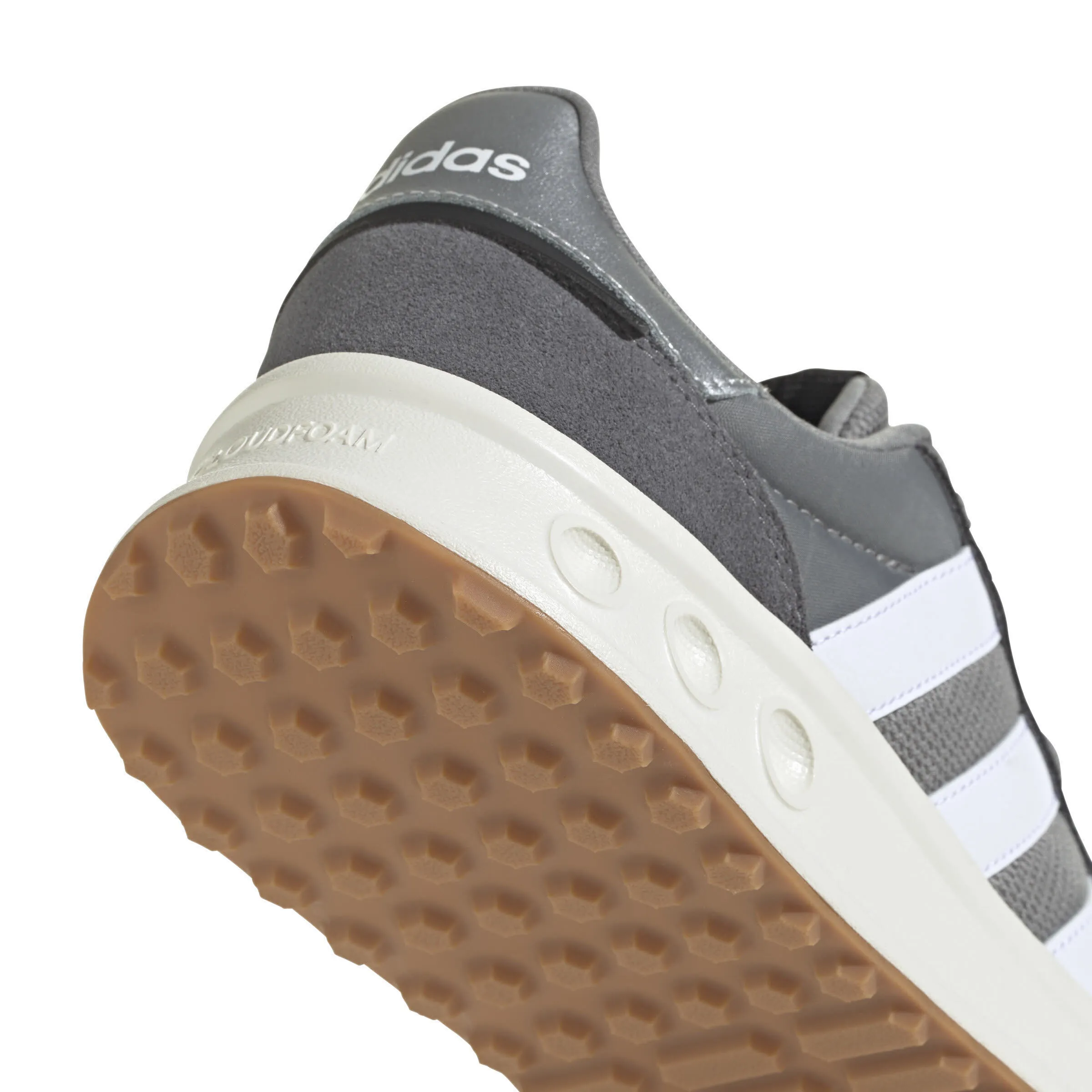 adidas RUN 84 Herren Sneaker Low sportlich Freizeitschuhe grau/weiß
