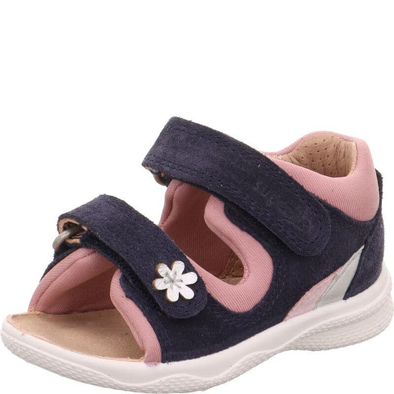 Superfit Kinder Sandale POLLY Blau/Rosa