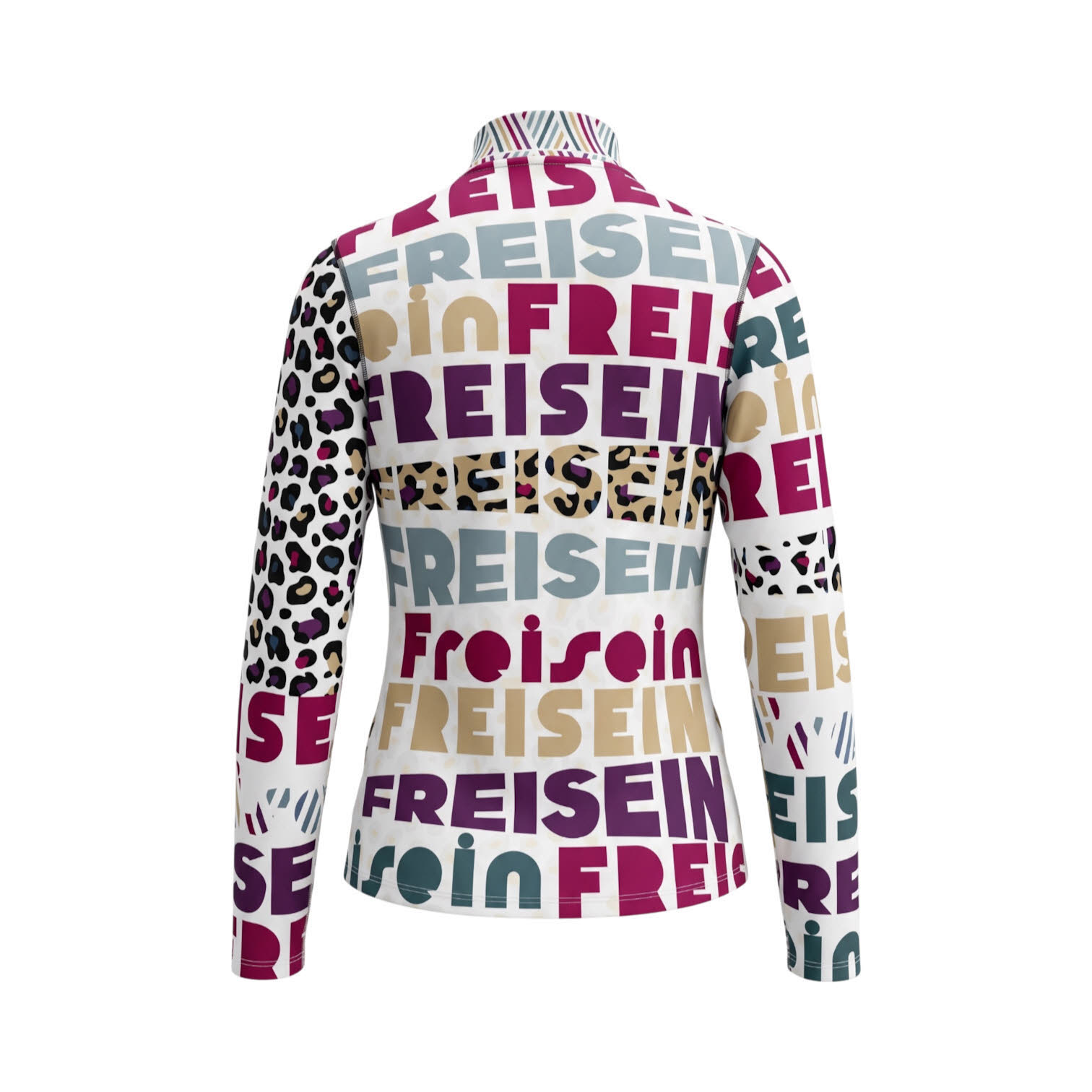 FreiSein Project SOCOLD Damen Skirolli Midlayer beige gemustert